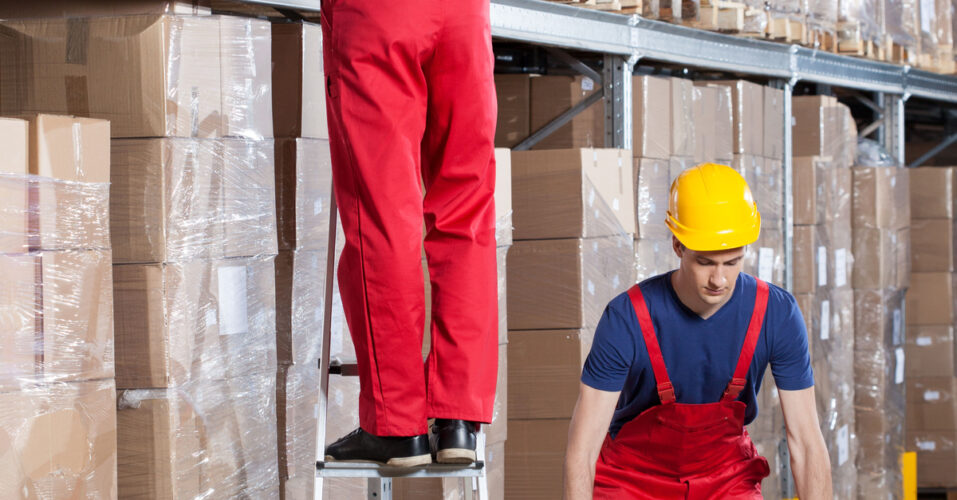 Two men working at height banner image